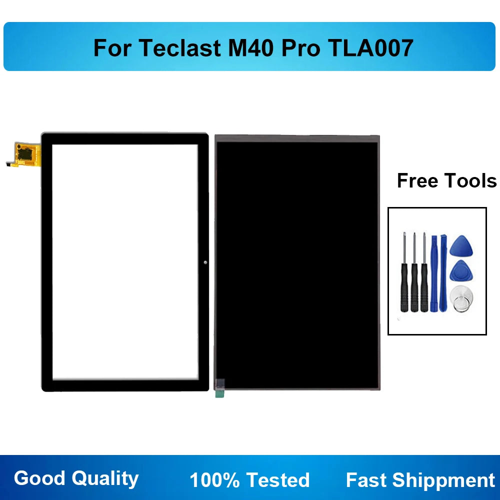 For 10.1'' Inch Teclast M40 Pro TLA007 Tablet LCD Display Touch Screen Digitizer Glass Sensor Replacement Tablet repair parts