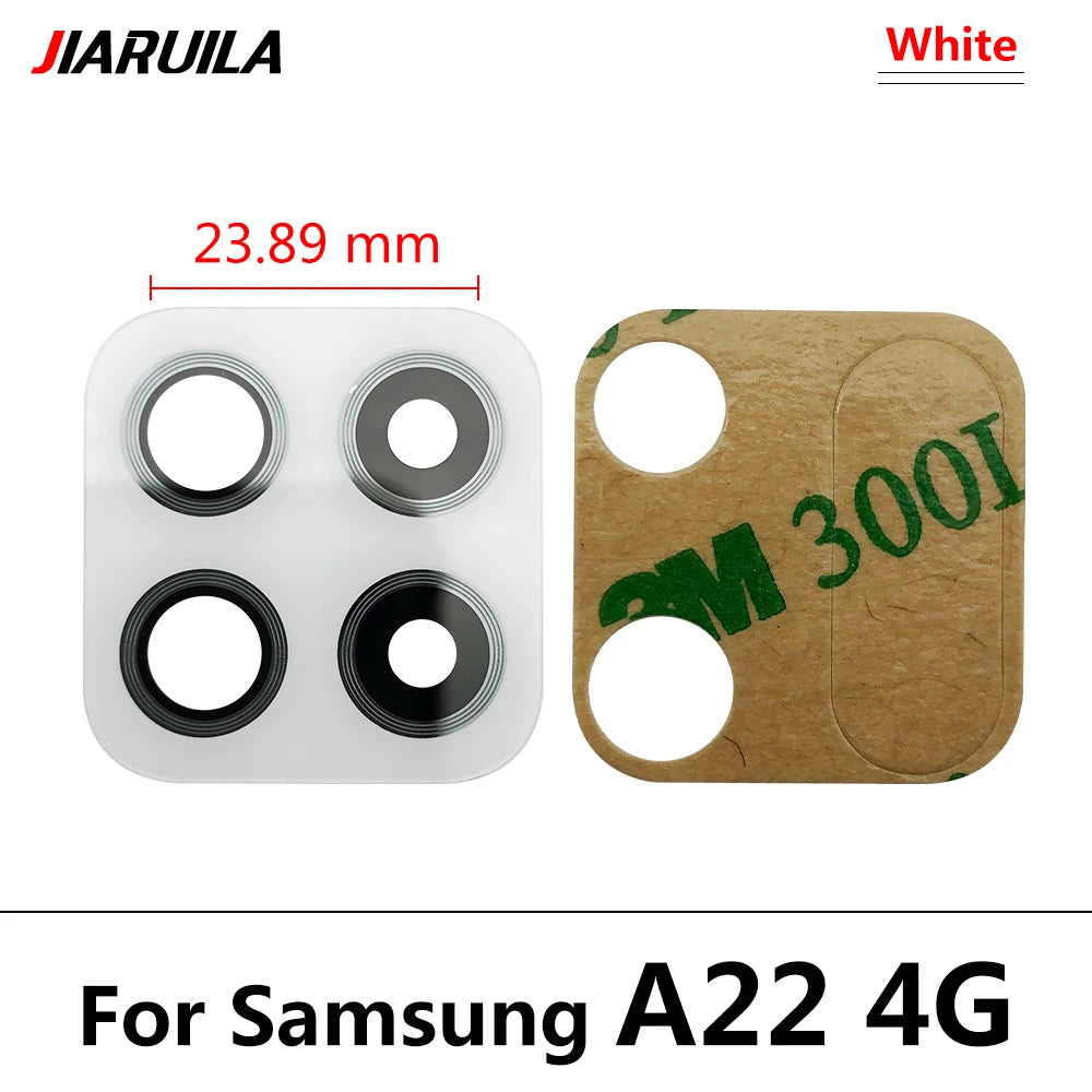 10Pcs, Back Rear Camera Glass Lens For Samsung A22 A32 A42 A52 A72 A33 A53 A73 4G 5G  With Adhesive