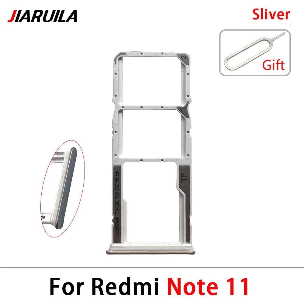 10Pcs, New For Xiaomi Redmi Note 11 11s Pro Plus 4G 5G SIM Card Tray Slot Holder Replacement Parts  Xiaomi  Xiao mi phone repair parts