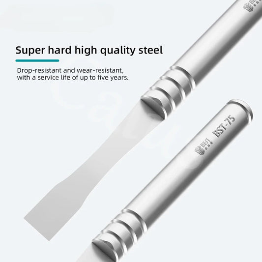 BST-75 Metal Warping Knife Power Bar For Mobile Phone Screen Battery Back Cover Glass Removal Tool Professional Repair Tools