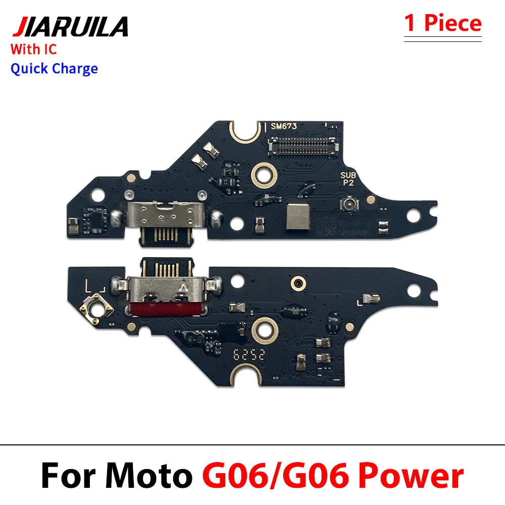 USB Charger Charging Board Port Connector Flex Cable For Moto G04 G14 G24 G54 G64 G84 G34 G45 G05 G15 G75 G85 G06 G56 G86 Power Motorola phone repair parts