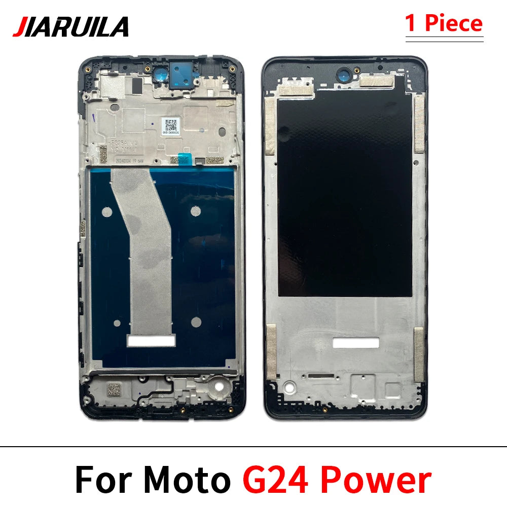 Housing Middle Frame Bezel Plate Cover For Motorola Moto G04 G14 G24 G34 G54 G84 Power Motorola phone repair parts