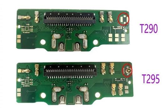 USB Charging Port Connector Plug Jack Charge Dock Board Flex Cable For T290 T295  Tab A 8.0 lcd power Volume cable repair parts Samsung tablet repair parts