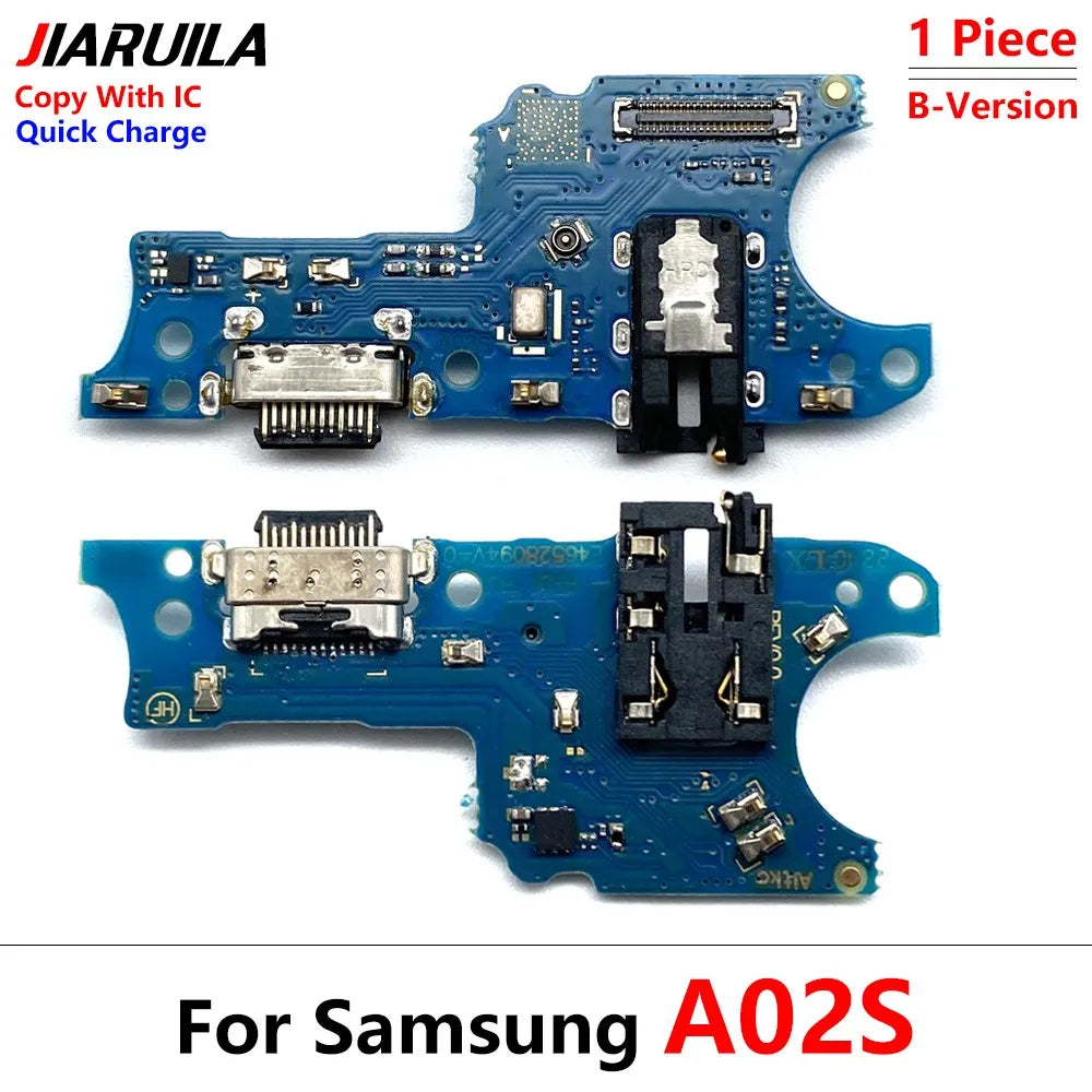 10Pcs USB Charging Port Dock Charger Connector Board Flex Cable For Samsung A22 A32 A12 A02 A03 A04 A04s A04E A05 A05s 4G 5G Samsung phone repair parts