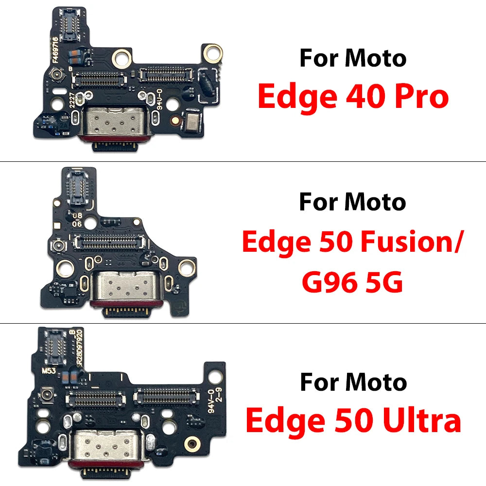 Dock Connector USB Charger Charging Port Micro Board Flex Cable For Motorola Moto Edge 40 50 60 Neo Pro Fusion Ultra Stylus Motorola phone repair parts