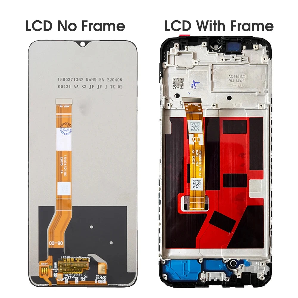 6.56" For Oppo A38 Lcd Display Digital Touch Screen with Frame for Oppo A38 CPH2579 LCD Screen Display Replacement Parts OPPO phone repair parts