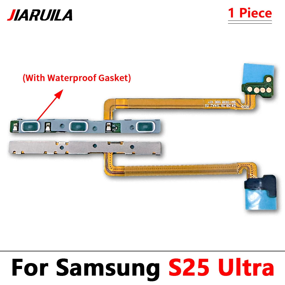 OEM Power On Off Volume Button Flex Cable For Samsung S25 S24 S23 S22 Plus Ultra S24 Fe S23 Fe With Waterproof Samsung phone repair parts