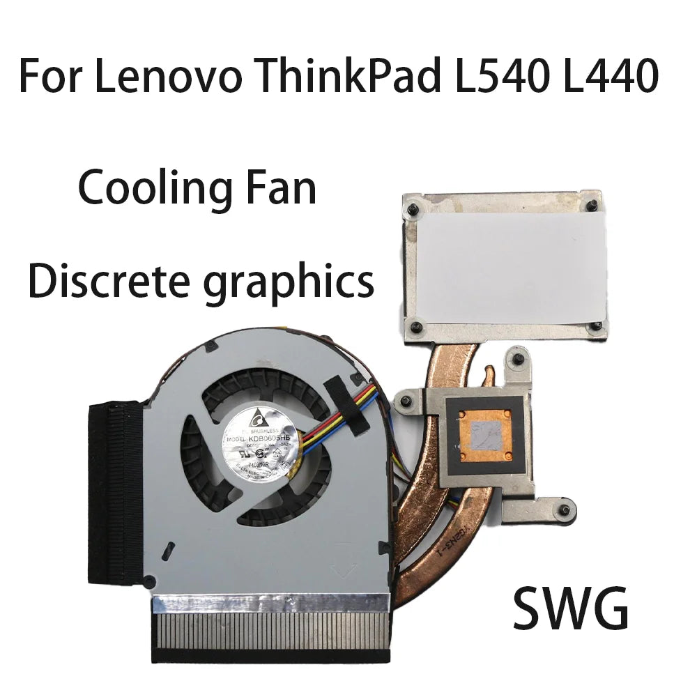 Original Cooling Fan Heatsink SWG For Lenovo ThinkPad L440 L540 04X4115 01AW577 04X4117 04X4310 01AW578 01AW576 04X4116 Lenovo laptop repair parts