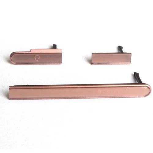 USB Charger Port Plug + Earphone +   & Sim cards Port Slot Cover for Sony Xperia M2 Aqua D2403 D2406 Sony phone repair parts