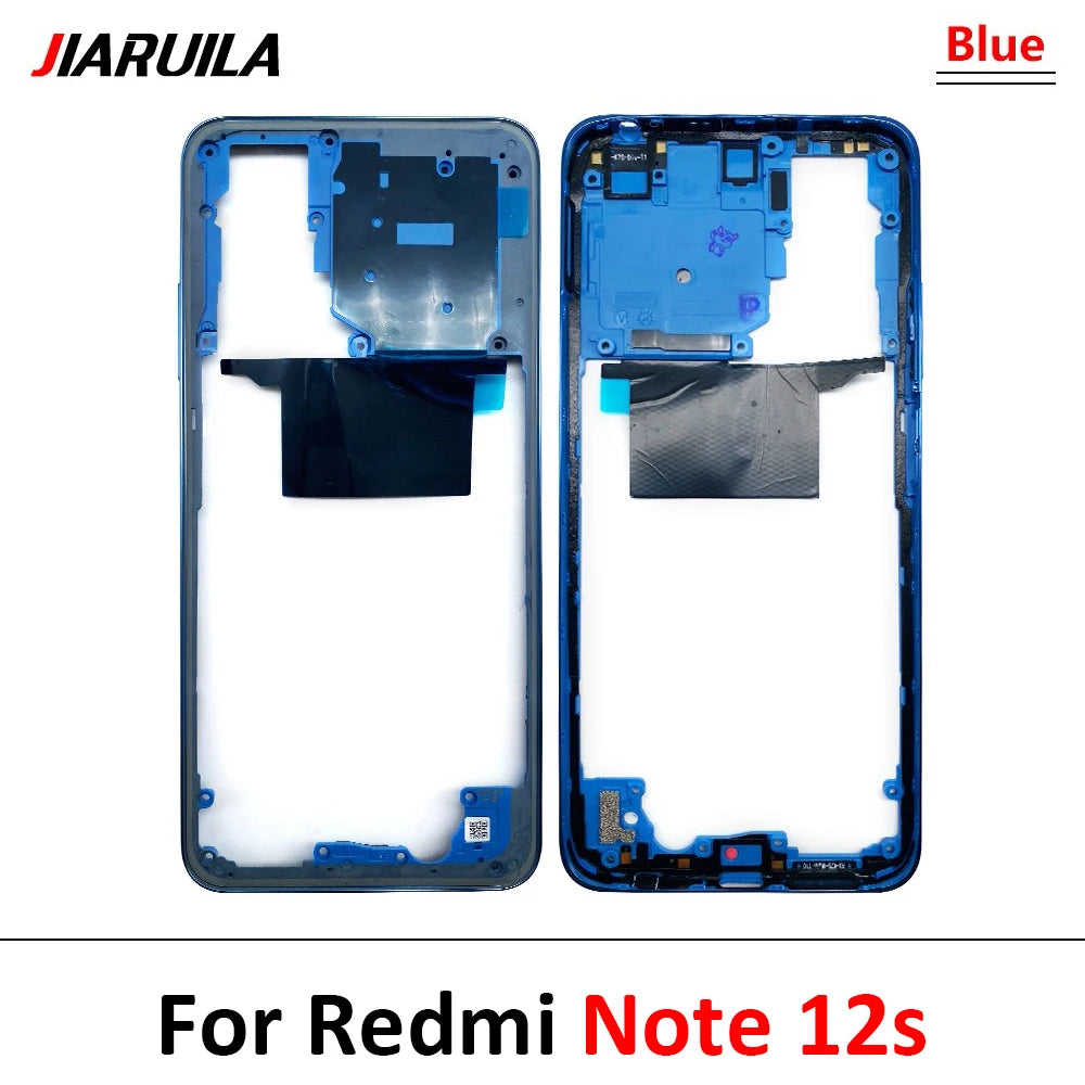 For Xiaomi Redmi Note 12 4G / Note 12 5G / Note 12 Pro 4G 5G / Note 12s Middle Frame Holder Housing Replacement Parts  Xiaomi  Xiao mi phone repair parts