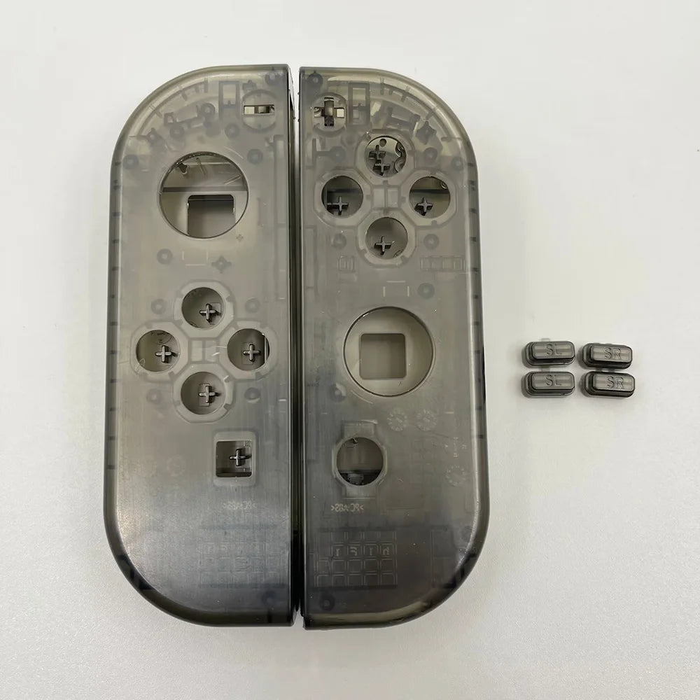 For Switch Oled Replacement Clear Transparent Shell Cover  SL SR Buttons for Nintendo Switch NS Joy Con  Controller Housing Case Game console repair parts