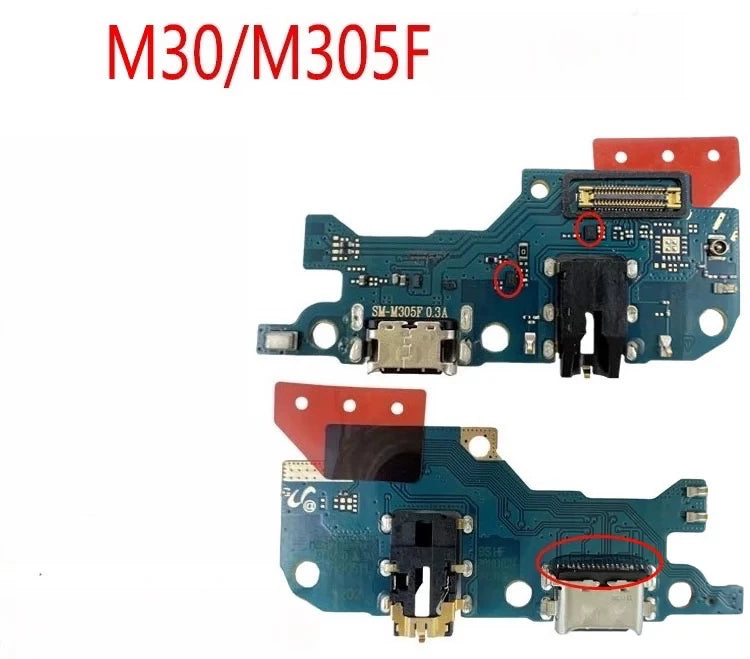 USB Charging Port Connector Plug Jack Charge Dock Board Flex Cable For Tab M10 20 21 22 30 M31 33 M35 51 M52 M53 M55 62  repair Samsung tablet repair parts