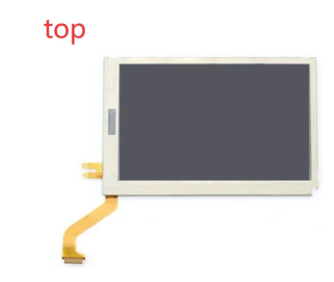 Replacement Top Upper & Bottom Lower Down LCD Screen For Nintendo 3DS LCD with Touch Screen Digitizer Glass Display Touch Panel Game console repair parts