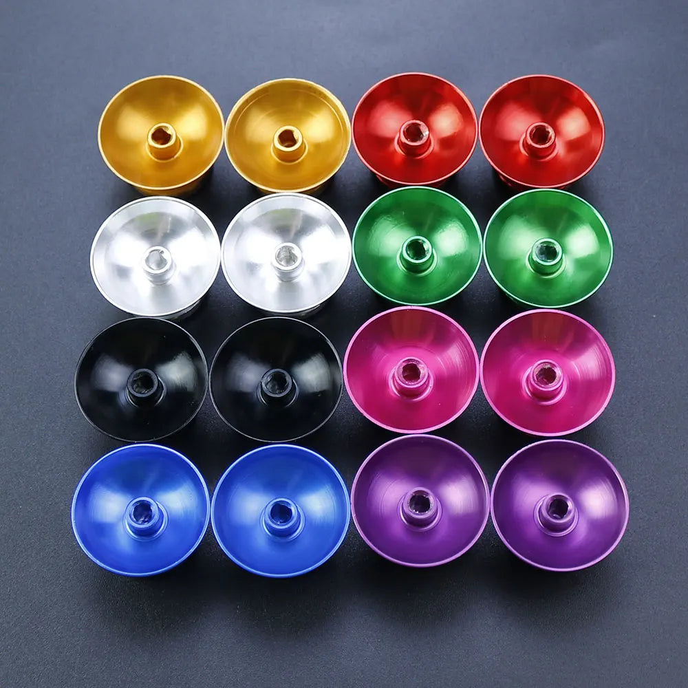 For Xbox 360 Controller 1Pair Aluminum Metal 3D  Analog Joystick Caps Thumb Stick Grip Cap Gamepad Rocker Button Game console repair parts