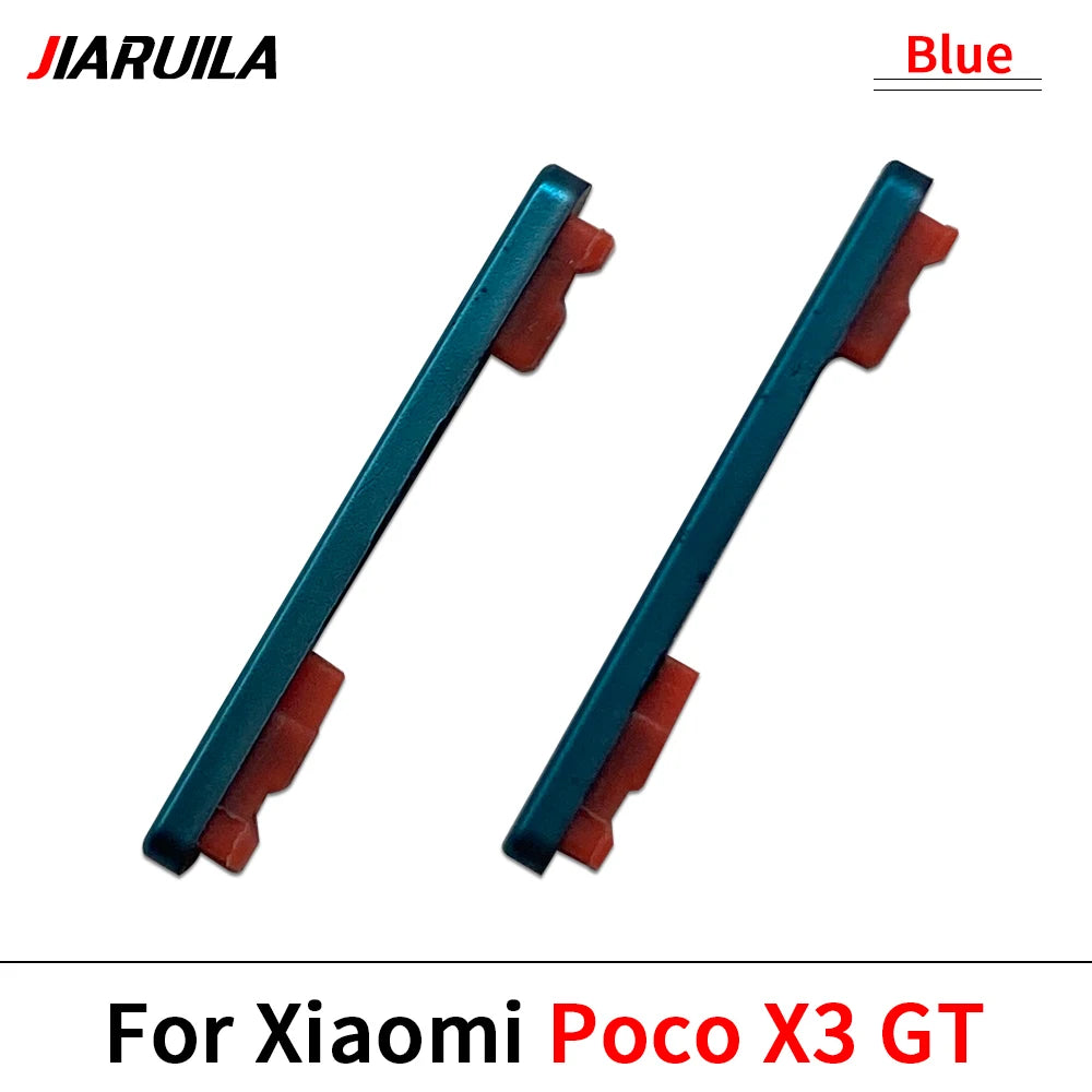 10Pcs, Side Power Button + Volume Side Button For Xiaomi Mi Poco X3 Pro GT M3  Xiaomi  Xiao mi phone repair parts