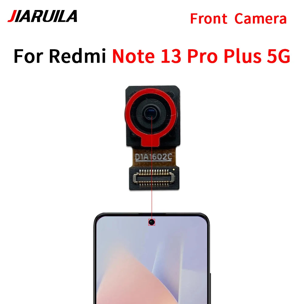 Front Camera Flex Back Rear Camera Module Flex Cable For Xiaomi Redmi Note 13 Pro Plus 4G 5G Xiaomi  Xiao mi phone repair parts
