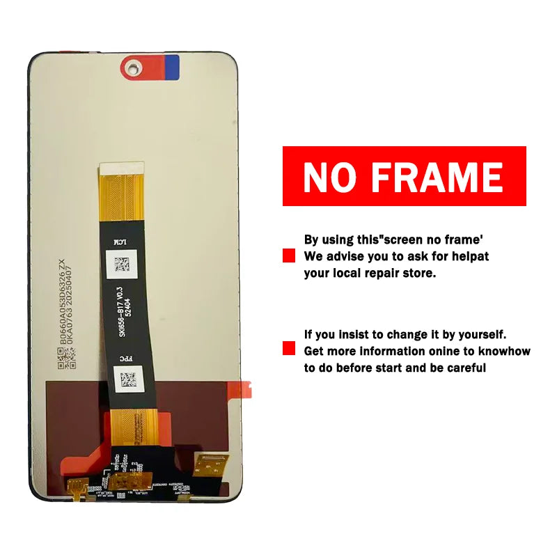 6.6" Tested For TCL 50 5G LCD T613P  Display Screen Touch Panel Digitizer For TCL 50 5G T613K LCD Replacement Repair Parts TCL phone repair parts