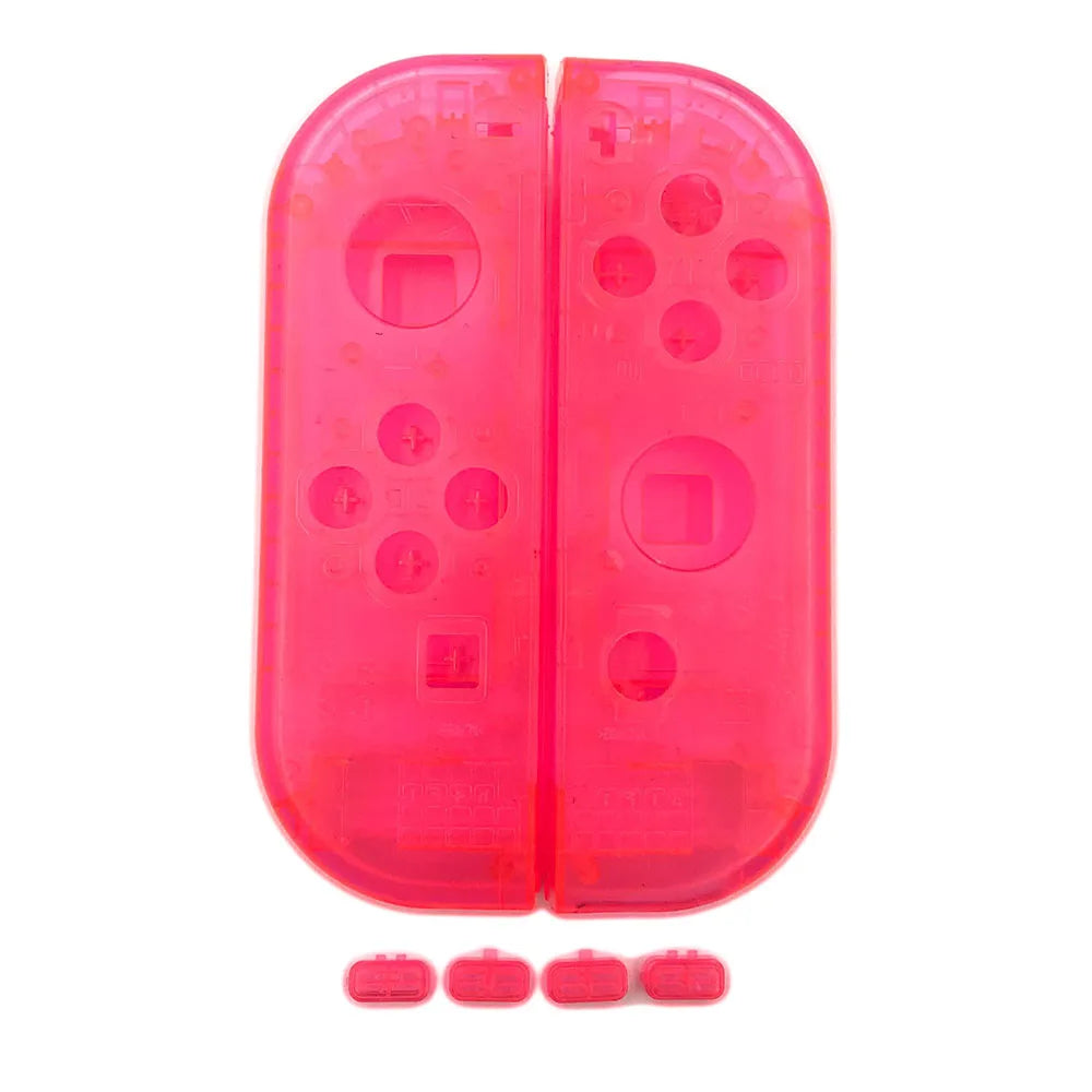 For Replacement Clear Transparent Shell Cover SL SR Buttons for Nintendo Switch NS Joy Con Controller Game console repair parts