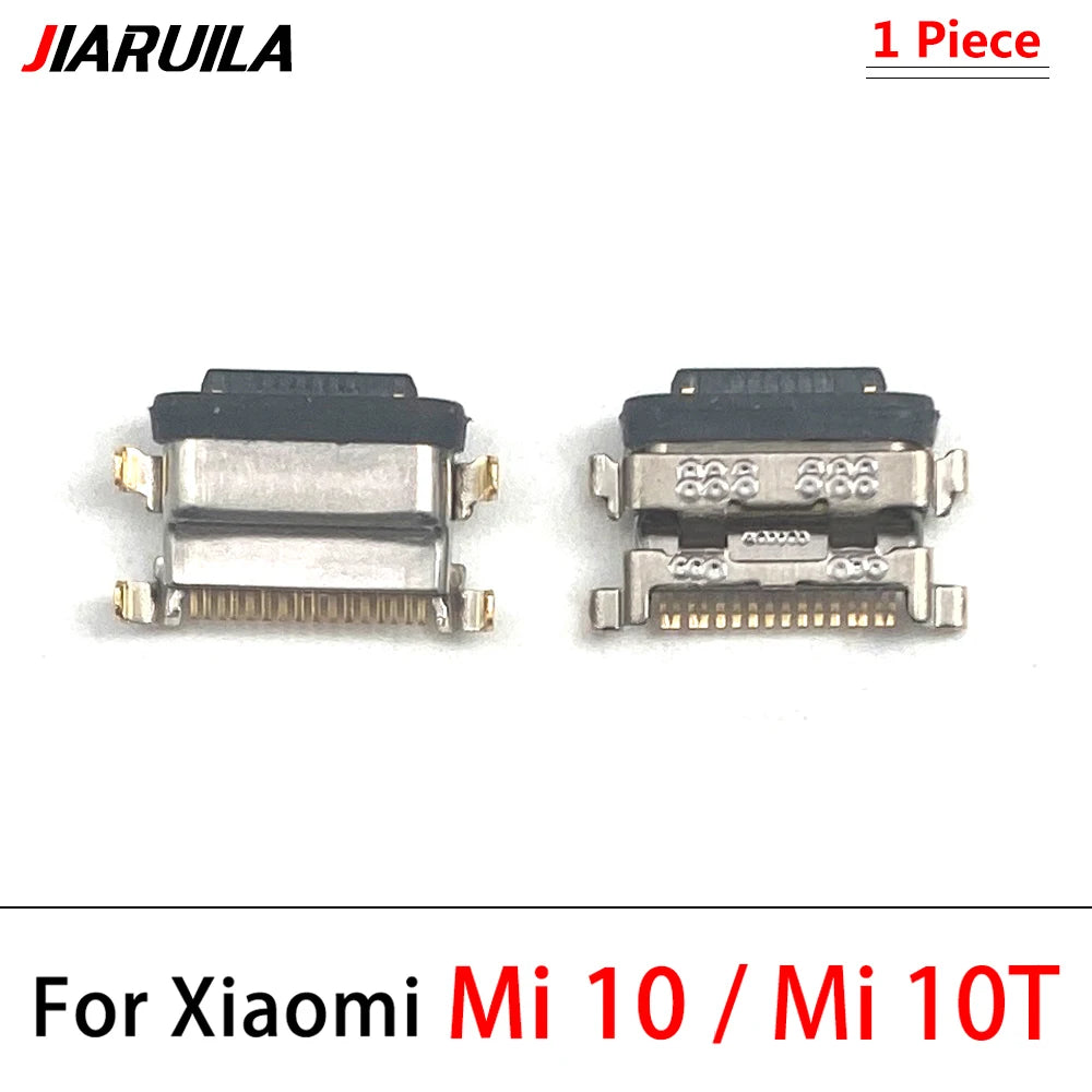 100Pcs New For Xiaomi Mi 8 9 Se 9T 10 10T 11 11T 12 Lite Pro Mi A1 A2 A3 Charger Micro USB Charging Port Dock Connector Socket  Xiaomi  Xiao mi phone repair parts