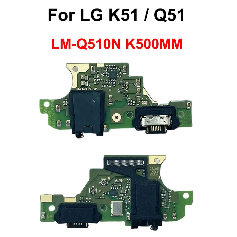 USB Charge Port Jack Dock Connector Charging Board For LG K51 / Q51 LM-Q510N K500MM LG phone repair parts