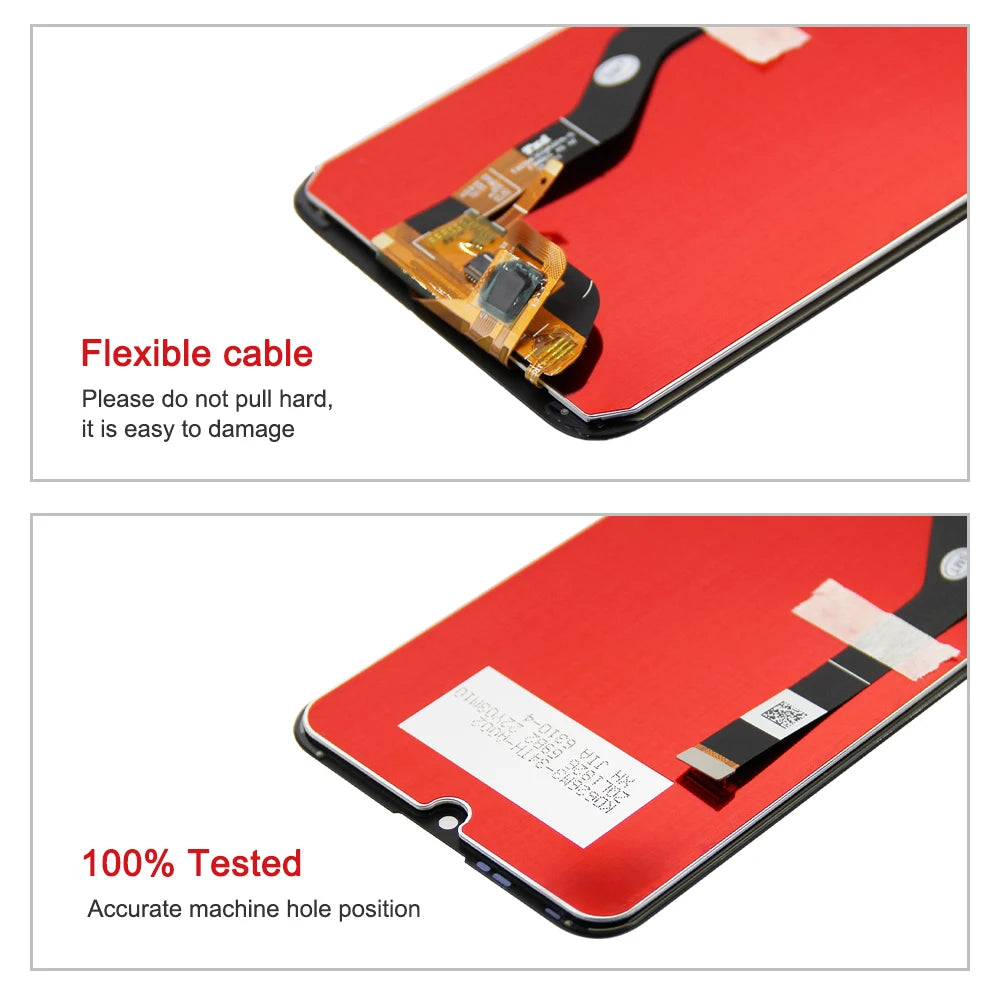 6.26'' For Huawei Y7 2019 LCD Display Touch Screen for Huawei Y7Prime 2019 DUB-LX1 DUB-LX3 With Frame Replacement Parts HUAWEI phone repair parts
