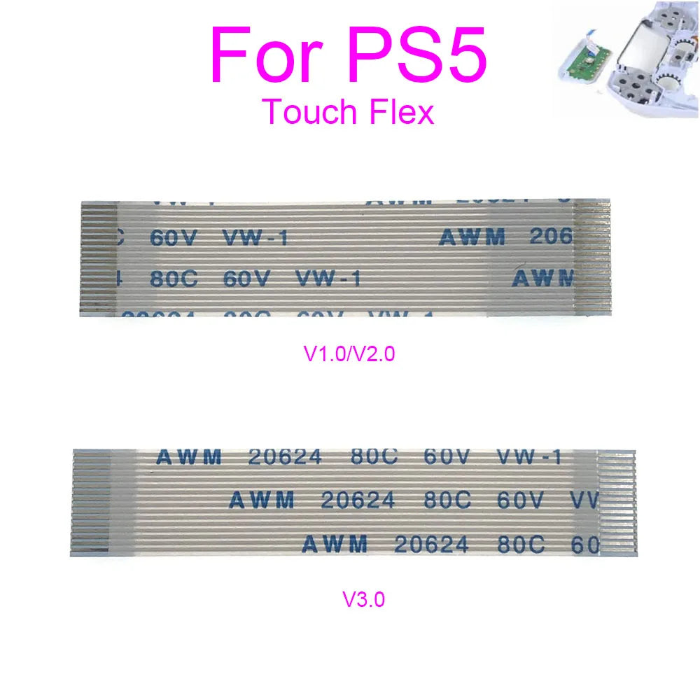 10pcs 18Pin 16Pin Touch Pad PCB Board Connector Flex Ribbon Cable For PS5 V1/V2/V3 Wireless Controller Games Accessories Game console repair parts