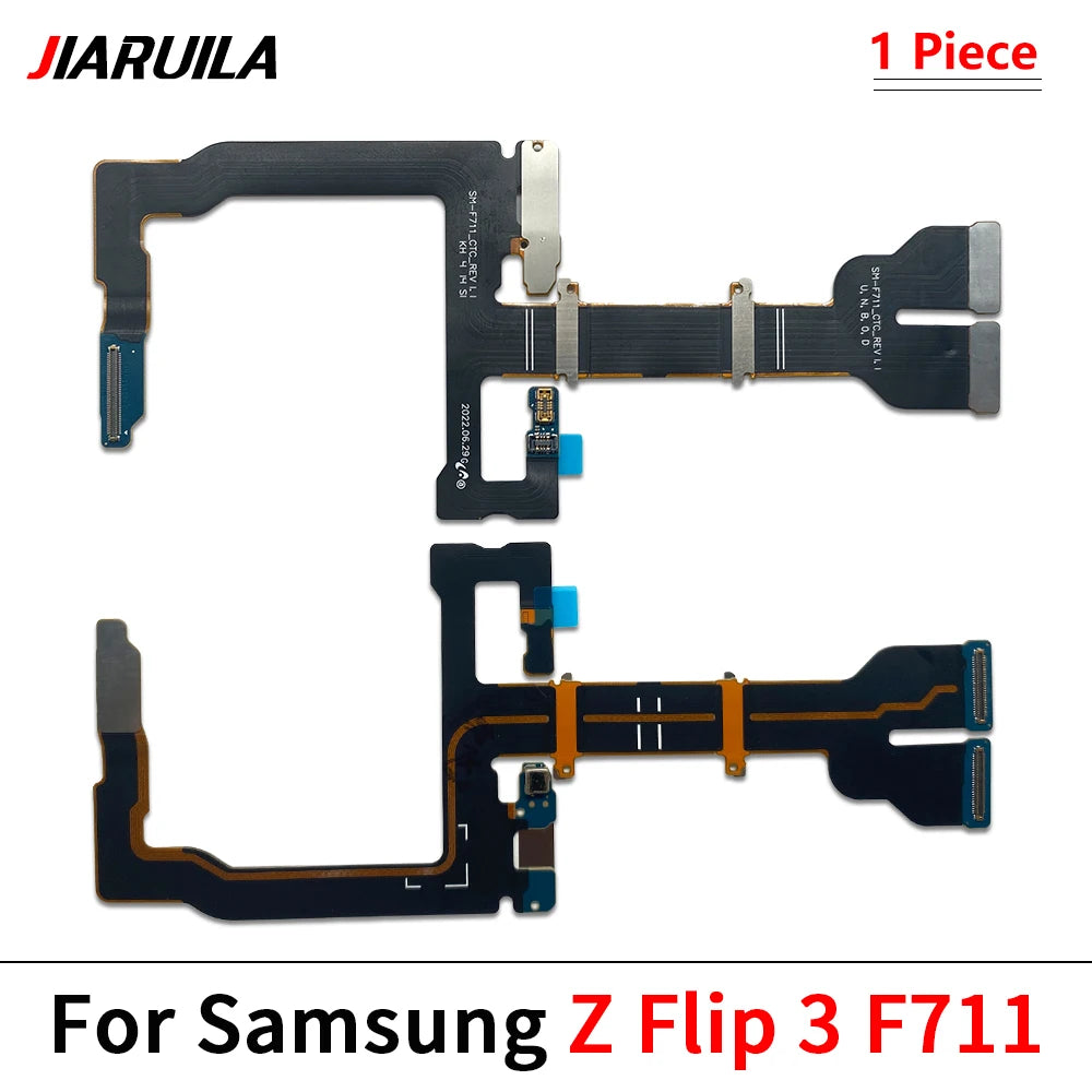 New Spin Axis Flex For Samsung Z Flip 1 2 3 4 5 F700 F707B F711 F721 F731 5G MainBoard Connector LCD Display USB Flex Cable Samsung phone repair parts