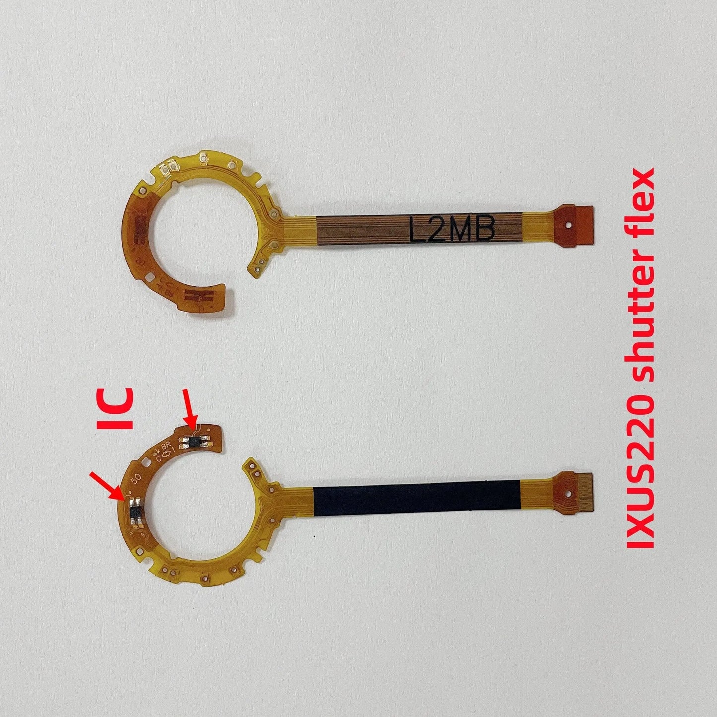 New Lens Shutter Flex Cable  for Canon IXUS220 ELPH300 HS IXY410F PC1591 Camera Aperture Cable repair parts  Digital Camera repair parts