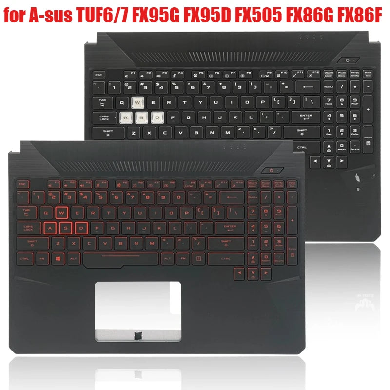Cover case for Asus TUF6/7 FX95G FX95D FX505 FX86G FX86F Keyboard C Case  upper palmrest topcase keyboard shell Asus laptop repair parts