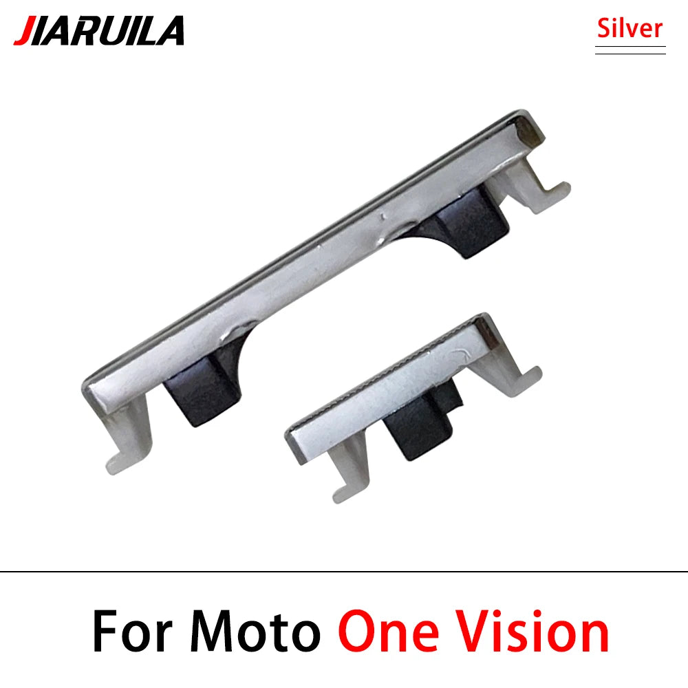 10Pcs, New For Motorola Moto One Action Vision Hyper Macro Fusion Plus Power Volume Side Button Key Replacement Parts Motorola phone repair parts