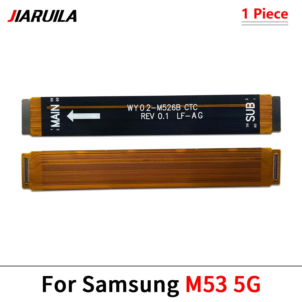 10Pcs， Main Board Motherboard Connector Flex Cable For Samsung M21 M31 M31S M51 M52 M62 M32 M10 M20 M30 M21s M30s M22 M53 M54 5G Samsung phone repair parts
