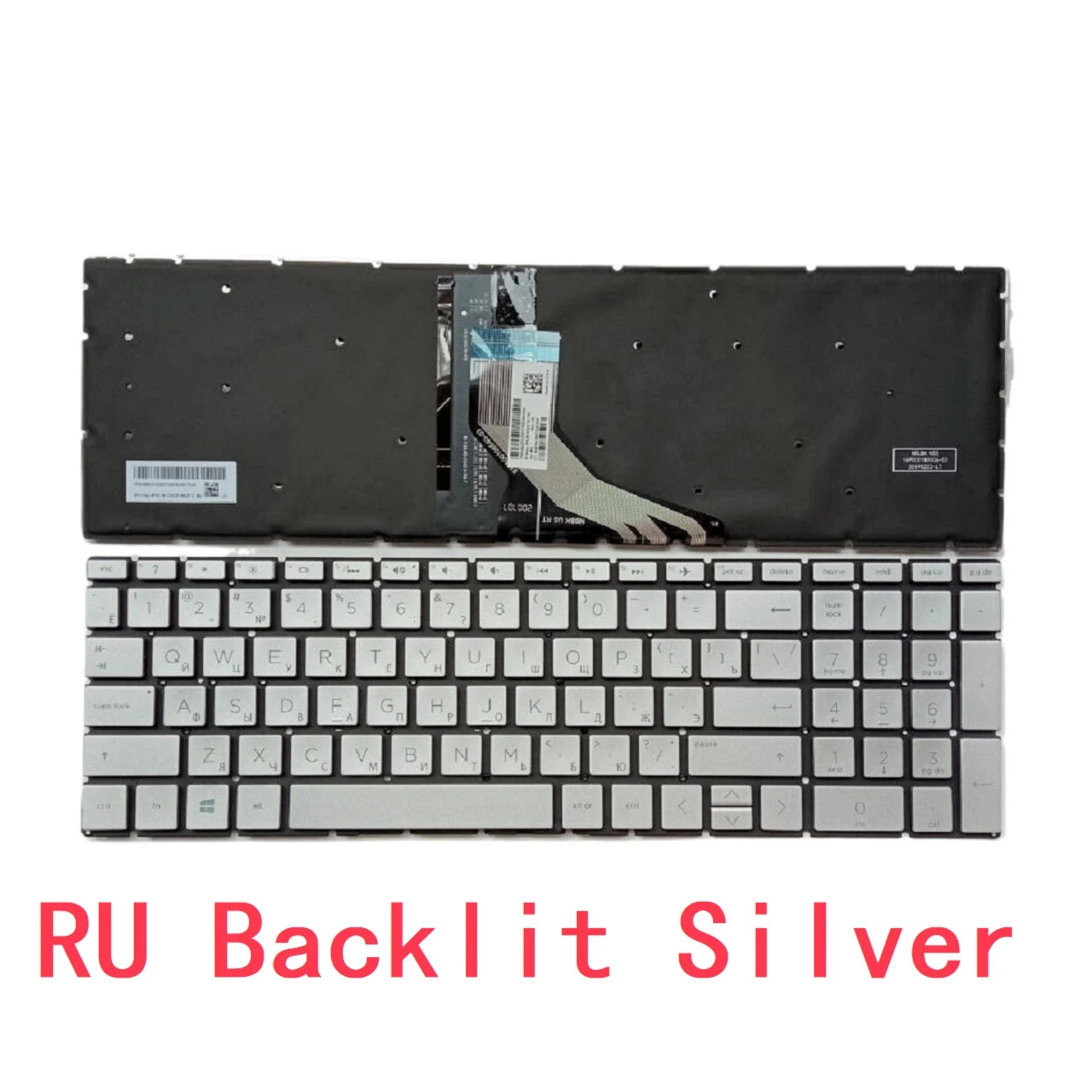 RU SP LA AR BR Backlit Keyboard For HP Pavilion 15-DA 15-CX 15-DB 15-DX 15-DR 250 G7 /255 G7 /256 G7 15-CN 15-CS 15-CR 15-CW 17-  HP laptop repair parts
