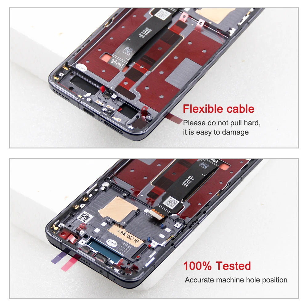 Tested 6.8''120Hz AMOLED  Display Replacement For Huawei Honor Magic 6 Pro LCD Display Touch Screen Magic6 Pro BVL-AN16 Honor phone repair parts