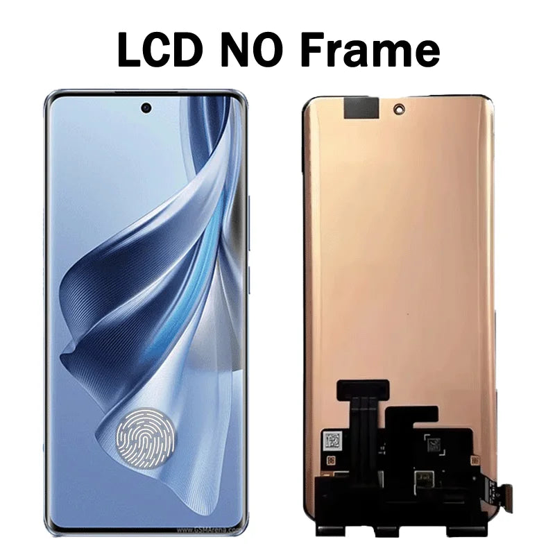 6.7"New For Oppo Reno10 5G LCD Display+Touch Screen Digitizer For Reno10 5G CPH2531 LCD With Fingerprint Oppo phone repair parts Realme phone repair parts
