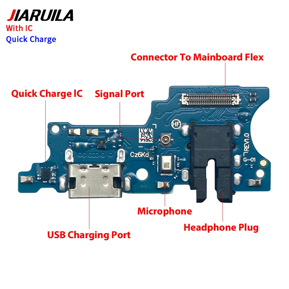 New For Samsung A06 A16 A26 A56 A07 A17 A37 A57 4G 5G Dock Connector Micro USB Charger Charging Port Flex Cable Microphone Board Samsung phone repair parts