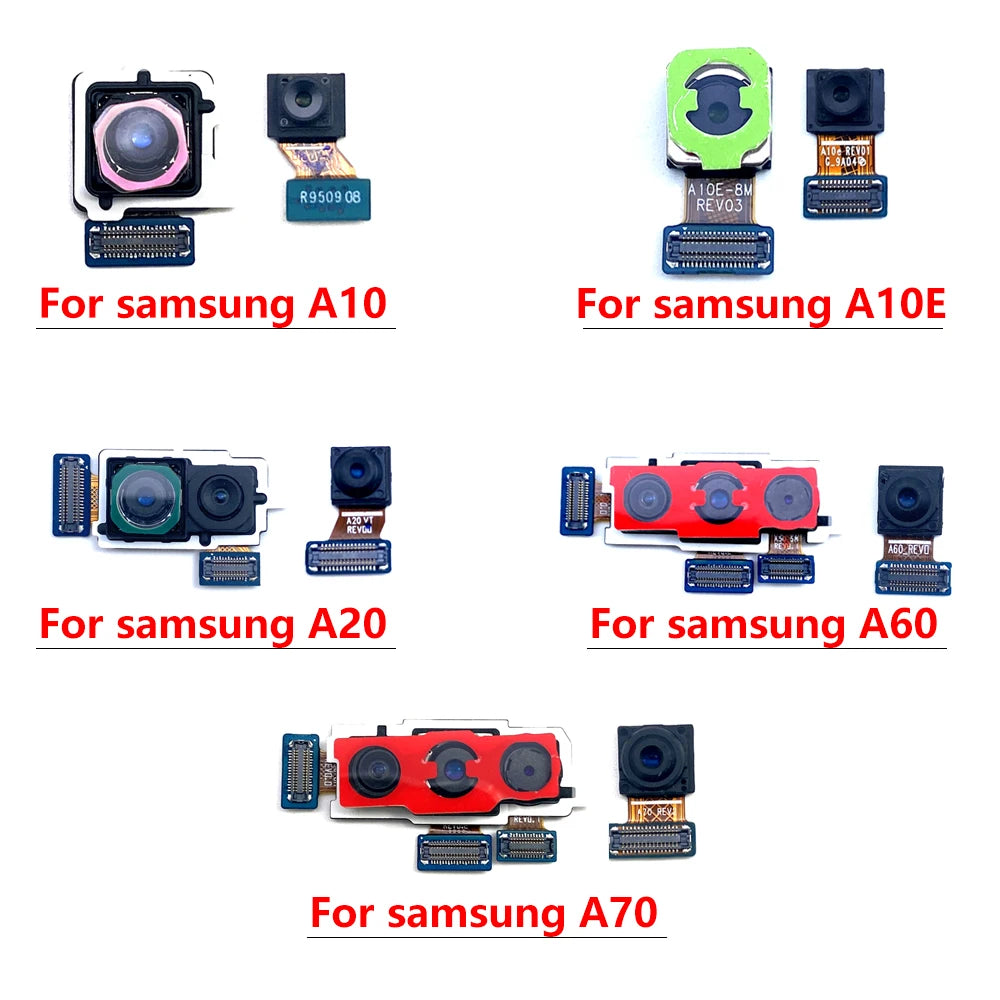 New Rear Main Back Camera Front Camere Flex Cable For Samsung A10 A20 A30 A40 A50 A60 A70 A80 A10E Samsung phone repair parts