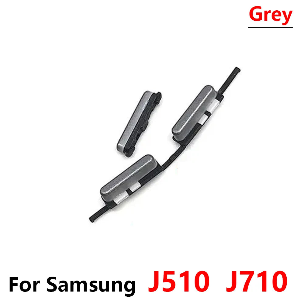 100Pcs, Side Power Key Volume Button For Samsung J2 Core J400  J4 J6 Plus J5 J7 Prime J5 J7 2016 2017 J330 J530 J730 J510 J710 Samsung phone repair parts