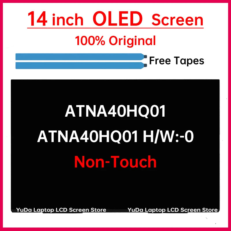 14" Laptop OLED LCD Screen ATNA40HQ01 For Lenovo IdeaPad Slim 5 14IAH10 14AHP10 14AKP10 14IRH10R Display Matrix Panel Non-Touch Lenovo laptop repair parts