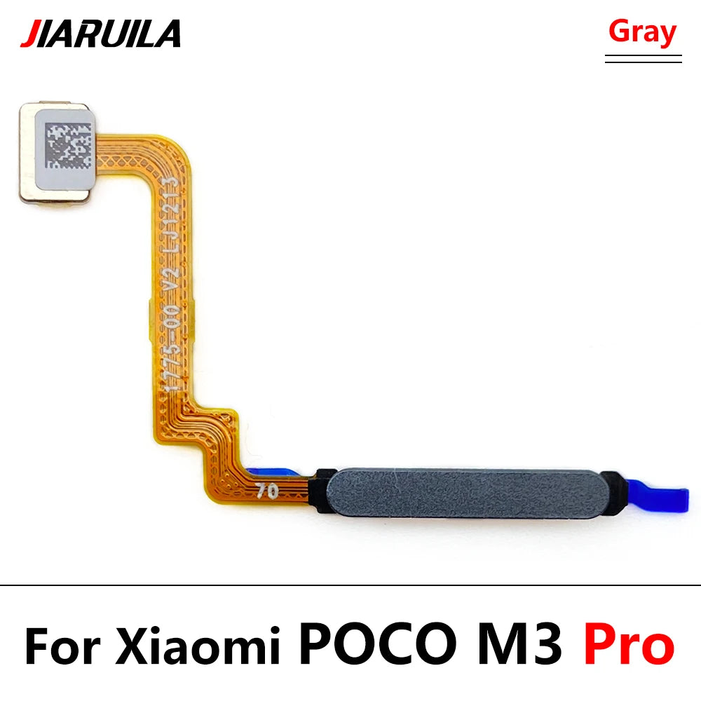 New Fingerprint Scanner For Xiaomi Poco M3 F3 X3 GT Pro Home Button Fingerprint Menu Return Key Sensor Flex Cable For Redmi 9T  Xiaomi  Xiao mi phone repair parts