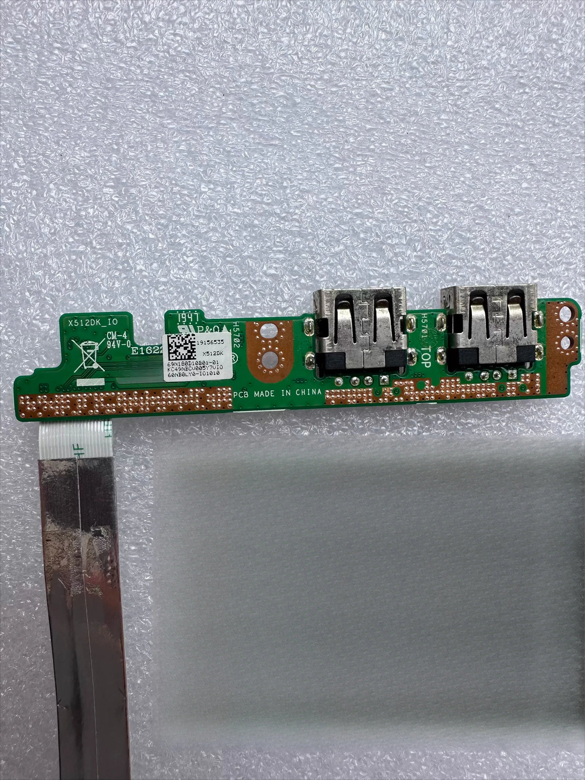 For Asus V5000F x512FG v5000D x512UF X512DK USB board daughterboard charging IO board usb board cable Asus laptop repair parts