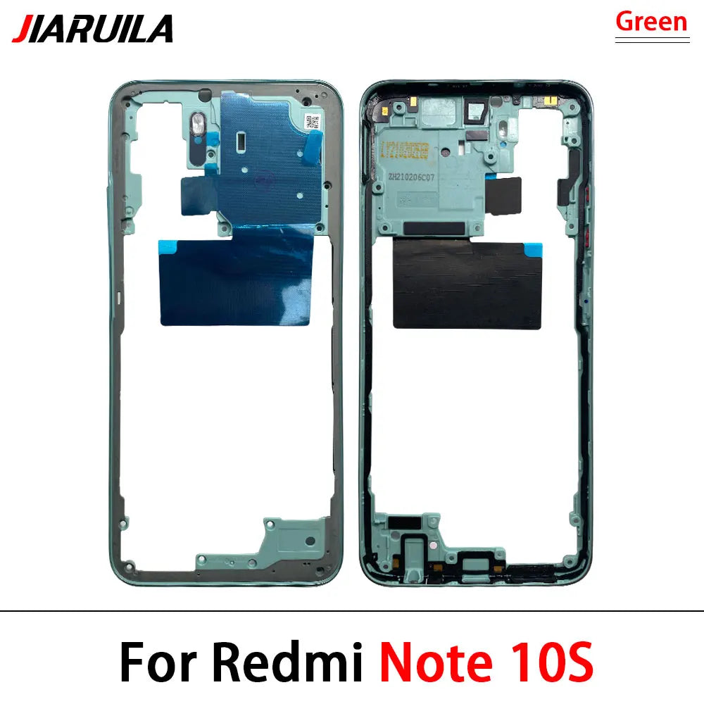 For Xiaomi Redmi Note 10 / Note 10s / Note 10 Pro Middle Frame Holder Housing Replacement Repair Parts Xiaomi  Xiao mi phone repair parts