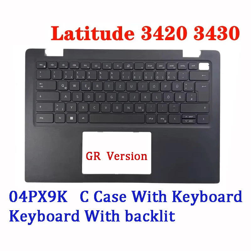 NEW ORIGINAL Laptop Top Case For Dell Latitude 3420 3430 E3420 US/UK/IT/GR/SP/BE Version 4PX9K  04PX9K Dell laptop repair parts