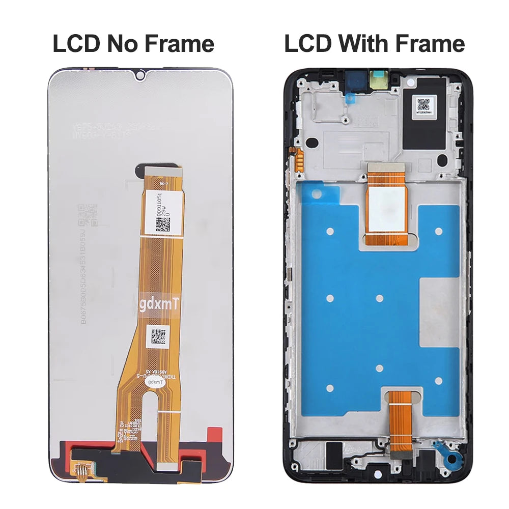6.75" Screen Assembly for Honor X7a RKY-LX1 RKY-LX2 RKY-LX3 Lcd Display Digital Touch Screen With Frame for Honor X7a Screen Honor phone repair parts