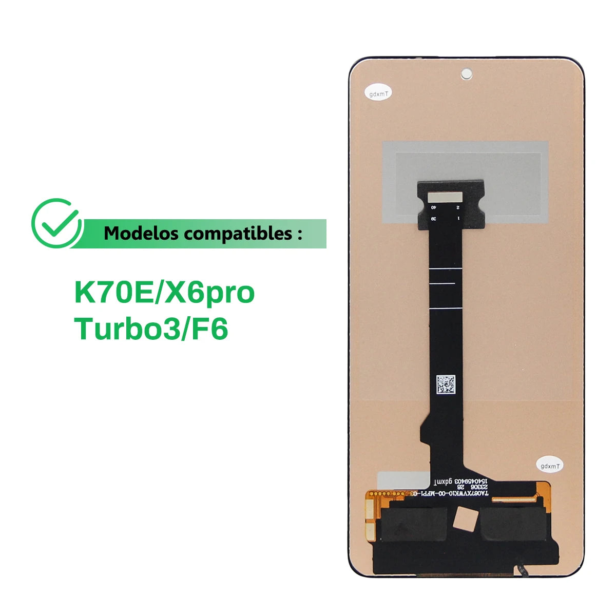 For Redmi Turbo3 Turbo 3 24069RA21C Pantalla LCD Display Screen Touch Digitizer Assembly For REDMI TURBO 3 Replacement Parts Redmi phone repair parts