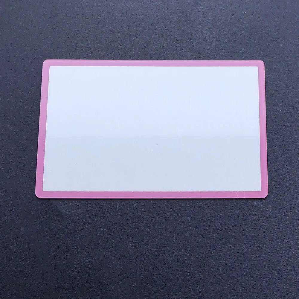 1Piece For 2DS Top Surface Mirror Glass/Plastic Upper LCD Screen Lens With Adhesive Front Protector Cover Replacement Game console repair parts