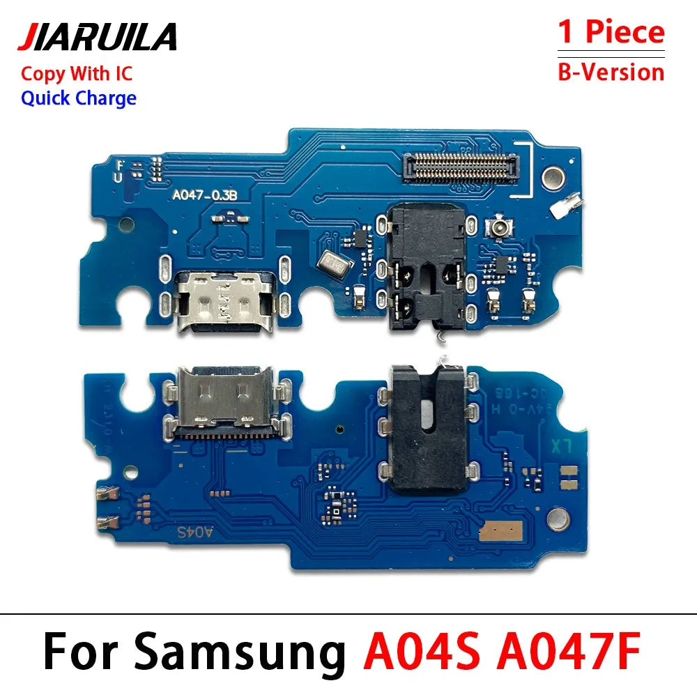 10Pcs USB Charging Port Dock Charger Connector Board Flex Cable For Samsung A22 A32 A12 A02 A03 A04 A04s A04E A05 A05s 4G 5G Samsung phone repair parts