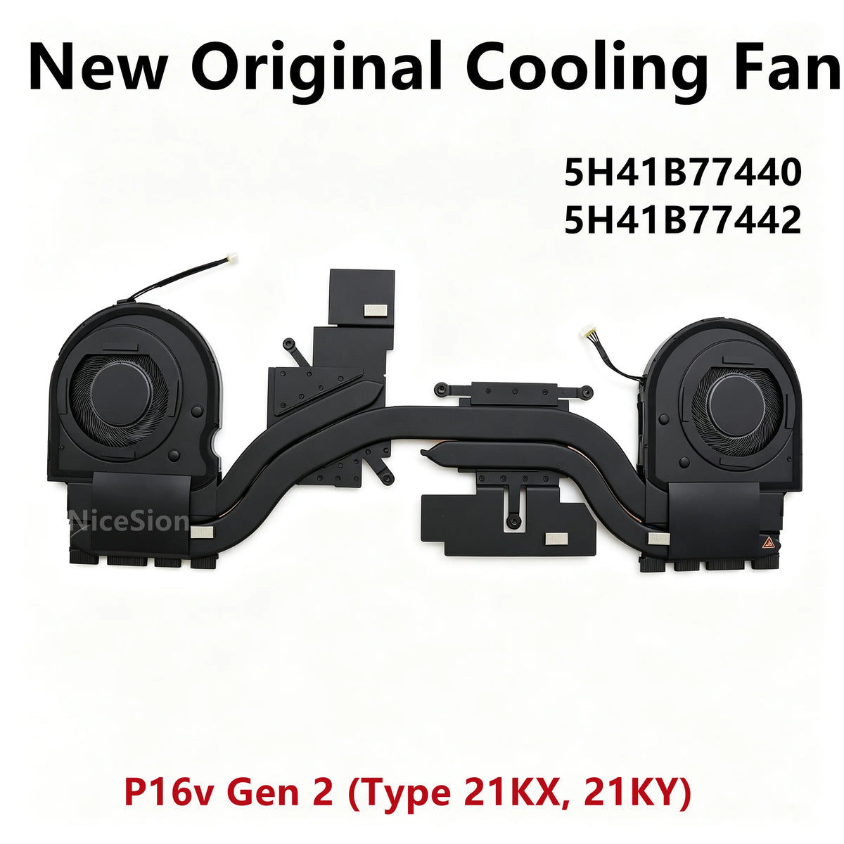New Original For Laptop Lenovo ThinkPad P16v Gen2 CPU Cooling Fan Heatsink Radiato Cooler FRU PN ：5H41B77440 5H41B77442 Lenovo laptop repair parts