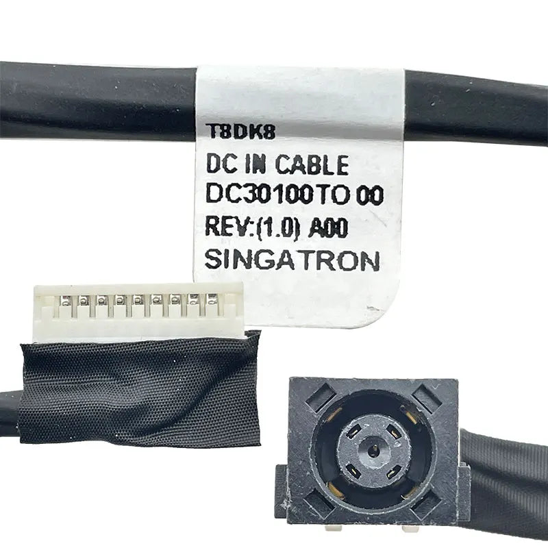 NEW Laptop DC Power Jack Cable For Dell Alienware 17 R1 17 R2 17 R3 P42F P43F T8DK8 0T8DK8 DC30100TO00  Dell Laptop repair parts