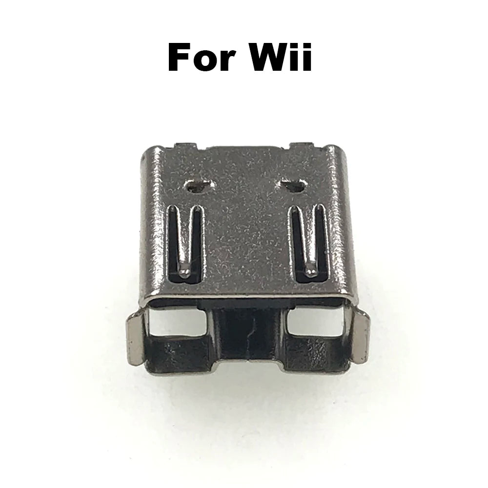 1-5PCS Replacement Jack Socket Dock Connector Port For Nintendo Wii Right/Left Socket Link Controller Game console repair parts