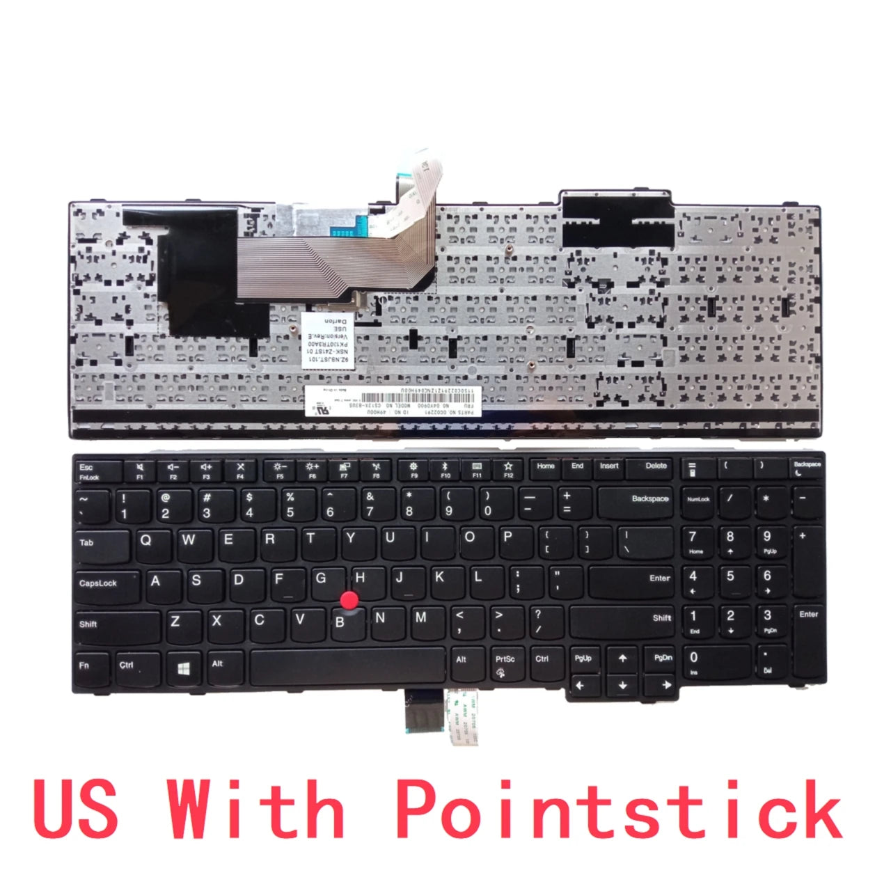 New US Russian Spanish Latin Brazil Laptop Keyboard For Lenovo Thinkpad E570 E575 E570C Notebook PC Replacement Lenovo laptop repair parts